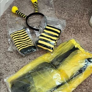 Yellow and Black Bee Costume Set